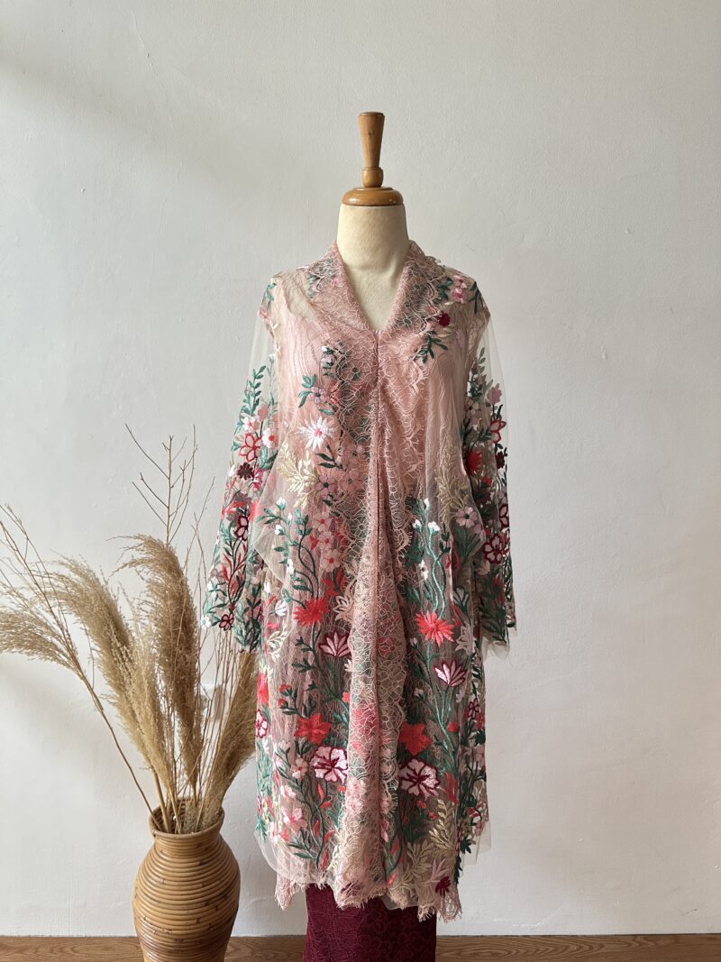 Ganika gardenia tunic dusty pink - Image 2