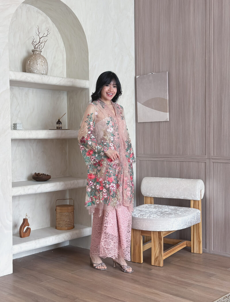 Ganika gardenia tunic dusty pink - Image 2