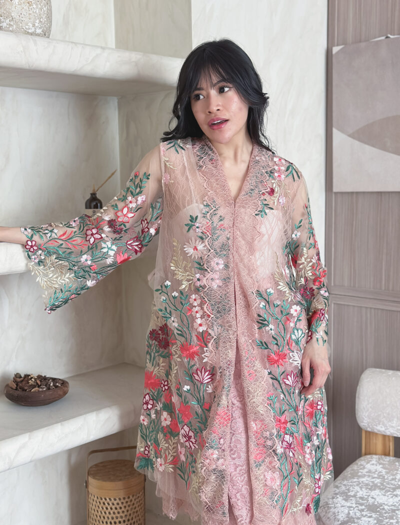 Ganika gardenia tunic dusty pink - Image 3