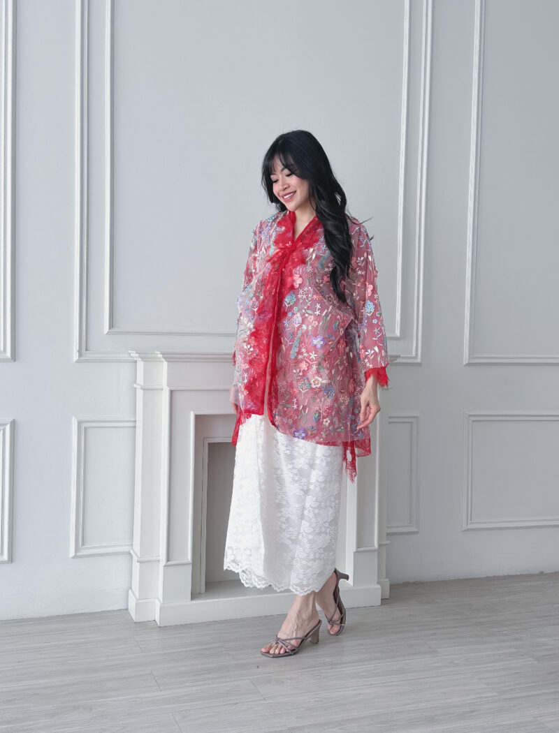 Daisy Tunic Red