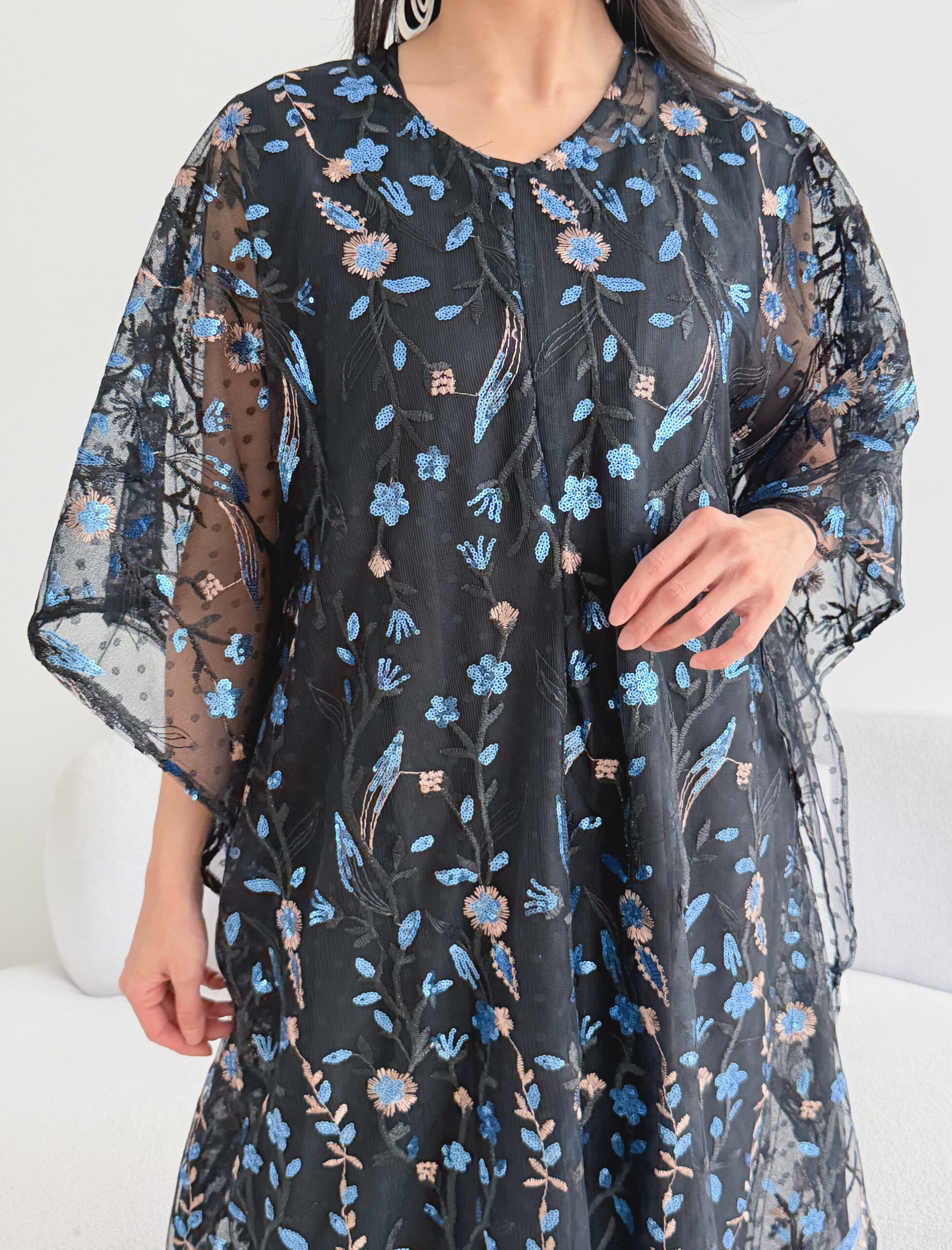 Asagi Kaftan Black - Image 3