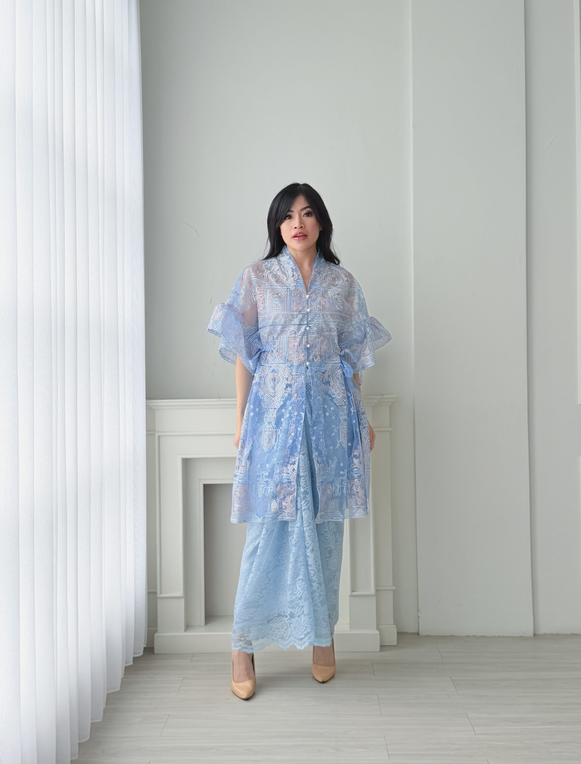 Niar Tunik Blue - Top Only